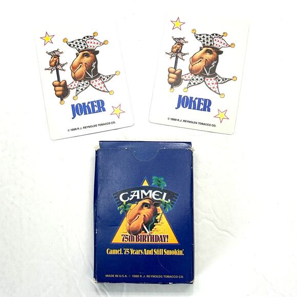 Club Camel Official Playing Cards New In Unsealed Open Box - Picture 5 of 6